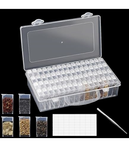 Boîte Rangement Semences 60 Compartiments - Organisation Parfaite Pour Graines De Jardinage