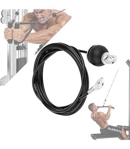 QWORK® 2 PZ 90mm Blocco puleggia girevole, sistema di puleggia per cavo da palestra, per attrezzature da palestra, macchina per cavi di sollevamento