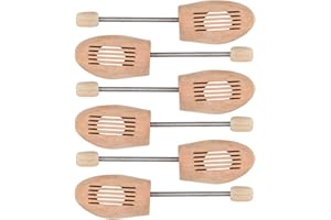 BY BNS Comfort Concept Schuhspanner Schuhdehner aus Echt-Holz mit Metall-Spiralfeder, Holz-Schuhformer, Schuhstrecker, atmungsaktiv, für Damen und Herren
