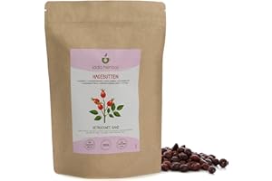 IDDA HERBAL Églantier Séché (1kg), Églantier Séché Entier, Fruit Entier de Rosa Canina, 100% Naturel et Pur pour la Préparation de Tisane, Thé à l'Églantier, Infusion à Base de Plantes