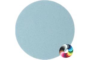 ‎BIASTO Design Filz Untersetzer rund Durchmesser 10cm, Baby-blau (HF051) für Glas, Getränke, Bar, Tasse, Vase