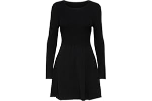 ONLY Onlalma L/S O-Neck Dress Knt Noos Onlalma L/S - Vestido de Cuello Redondo Mujer (Pack de 1)