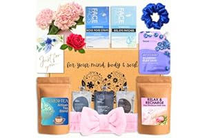 Regalo Donna Compleanno, Set Regalo Donna, Set Bagno Spa, Confezione Relax Compleanno, Pamper Island - Classico Blu / Viola