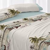 Burrito Blanco | Set of Sheets Cotton Blend Bed 150-160 Navy | 4 Pieces: Fitted Sheet, Top and 2 Pillowcases | 50% Cotton 50%