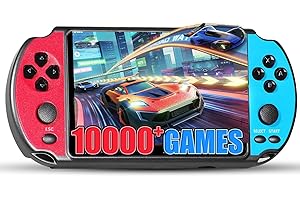 ZYGSEVE Handheld Games Consoles, 10,000+ Preloaded Games Retro Games Console, 5.1" HD Display, 10+ Emulators & 5-Hour Battery Life