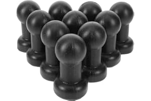 BESPORTBLE Capuchons De Protection SphéRiques pour Trampoline en Plastique Noir 10 PièCes DiamèTre 25Mm Accessoires Universels Faciles À Installer