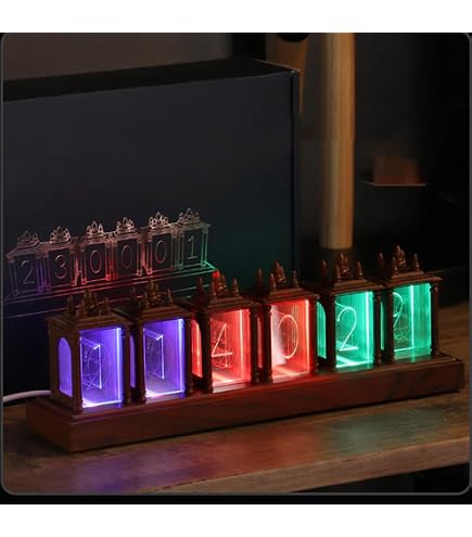 Orologio Da Parete LED Lafocuse 9” – Doppia Sveglia, Luminosità Regolabile, Alimentazione USB O Batteria, Display Data E Temperatura