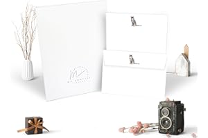 Me Loovely Tabby Cat Letter Writing Paper and Envelopes Set A5 Size Papers Stationery Supplies for Writing Letters | Christmas Gifts (Pack of 10 Letters and 10 Envelopes with Gift Envelope)