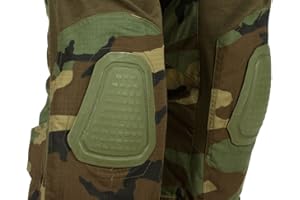 Invader Gear Predator Trousers US Woodland with Knee Pads