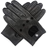 Mens Leather Driving Gloves Lambskin Unlined GM026