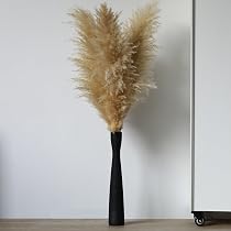 Vase Sol Céramique Blanc 50 Cm - Design Minimaliste - Fleurs Séchées