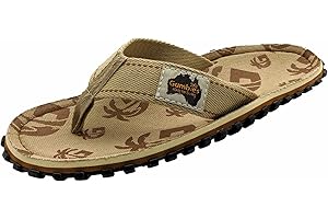 Gumbies Modell Original | Grün/Braun | Zehentrenner Damen/Herren Schuhe Zehentrenner Sandale