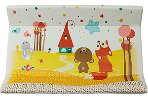Kikido Colchoneta cambiador universal – 74 x 46 x 10 cm – Nasini Insù – Suave tejido con relleno de esponja, fácil de lavar y con dos espuelas de seguridad