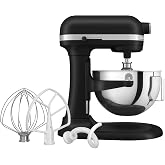 KitchenAid Bowl-Lift 5.2L Heavy Duty Mixer, Metal Body and Gears, 11 Speed, Flex Edge, 67 Contact Points, Matte Black