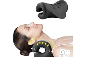 BLABOK Trazione Cervicale,Cervicale Collo Rimedi,Collo Cuscino per Chiropratica per Alleviare il Dolore