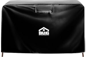 BAHG - BEST ACCESSORIES FOR HOME AND GARDEN BAHG Gartenmöbel Abdeckung Oxford 420D 120x100x70cm Winterfest Windschutz Wasserdicht UV-Schutz Allwetter Lüftungsschlitze Staubschutz Schutzhülle Abdeckhaube