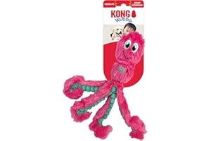 KONG Wubba Octopus Tug and Fetch Squeak Dog Toy Assorted Colors (Small)