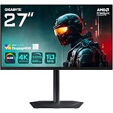 GIGABYTE MO27U2 26,5" QD-OLED Gaming Monitor, 4K UHD (3840x2160), 240Hz, 0.03ms GTG, HDMI 2.1 & DP 1.4, DisplayHDR True Black