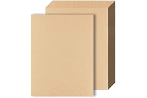 BKRDTY BOSSTER A4 Kraft Paper 100 Sheets Recykling Brown Kraft Paper Cards forDrukarka atramentowa Drukarka laserowa i ręcznie wykonana