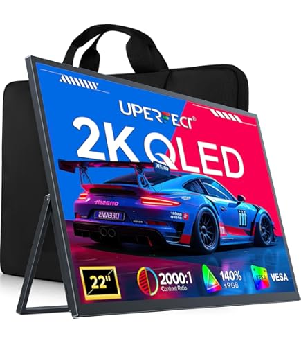 UPERFECT Laptophoes 56 cm voor laptop/draagbare monitor/notebook/tablet