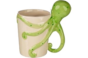 PUCKATOR Lisa Parker Cartoon Octopus uchwyt ceramiczny kubek