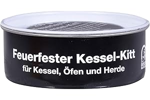 FIREFIX 1787 - Stucco per caldaia (lattina) 250 g, resistente al calore fino a 1.000 °C