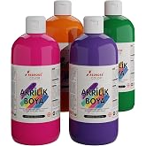 Red Rose Ara Renkler Akrilik Boya 4'l&uuml; Set 4x500 gr