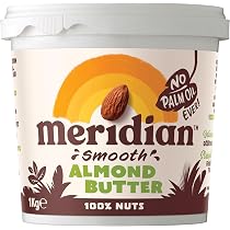 Meridian - Smooth Almond Butter 1kg | Natural Nut Butter, No Palm ...