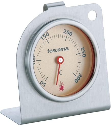 Termometro Da Forno In Acciaio Inox - 300&deg;C/600&deg;F Per Forni Elettrici E A Legna