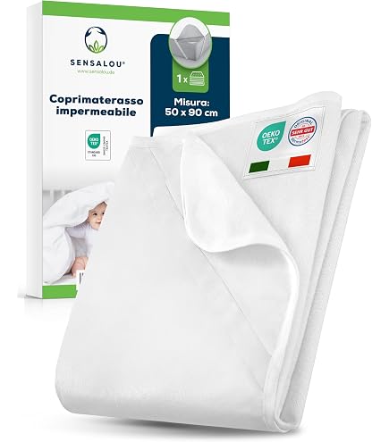 Meyco Baby Cuscino Per Lettino Molton | Protezione Impermeabile E Traspirante, 100% Cotone Con Intercalare In PU, 40x50 Cm