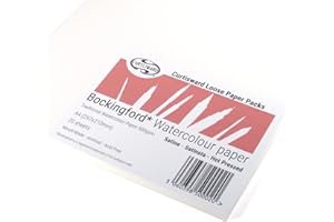 Bockingford Artists Hot Pressed Watercolour Paper A4 Pack 20 Sheets 300g Curtisward Pack