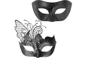 Coddsmz Couples Butterfly Mask Masquerade Venetian Halloween Party Evening Prom Ball Mask Bar Costumes Accessory