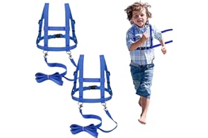 YushengTai 2 Stück Pferdeleine zum Spielen für Kinder, Pferdegeschirr Kinder, Kind Leine Größenverstellbar Verstellbares, Rollenspiel Zubehör für Mädchen Jungen