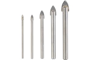 Forets sablés pour verre et carrelage - 4/5/6/8/10 mm [AGT Professional]