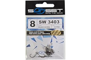 ARMERIAONLINE SINCE 1999 Ami da Pesca Amo Taglia da 2 a 12 Bracciolo Spigola Orata Lago Mare Surfcasting Esca Kit Amo con Occhiello Varie Misure Trota Lago Mare Surfcasting Pescare