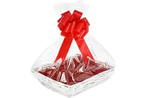 GADNOZEL Make Your Own Gift Hamper Basket Kit – Wicker Hamper Box for Christmas, Birthday, Wedding, Easter – Empty Gift Baskets for DIY Presents and Hampers
