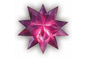 VON FOLIA, VERKAUF DURCH CRELEO Bascetta Stern Bastelset 15 x 15 cm 32 Blatt violett Transparentpapier 115g/m²