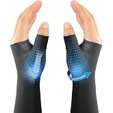 FORTEMOTUS Copper Compression Gloves, 1 Pair, Osteoarthritis and | Relieves Joint Pain CMC from Tendonitis, Breathable Elasti