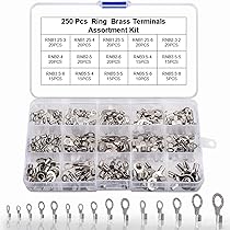 Embouts De Connecteur De Fil Non Isolés, Borne De Câble électrique, Cuivre Nu étamé, 0,5mm 2-6mm 2 22-10 AWG, 600 Pièces
