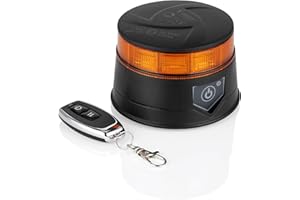 ‎RAPTORS LED TECHNIK Raptors LED Technik 220km/h DEKRA geprüft Snake Master Akkukennleuchte Kennleuchte mit Fernbedienung | Saugmagnethalterung | Warnleuchte mit Zulassung | Absicherung