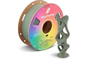 Polymaker Panchroma matt PLA-filament, matt dämpad grön 1,75 mm 1 kg 3D-utskriftsfilament, tidigare Polyterra matt 3D-skrivar