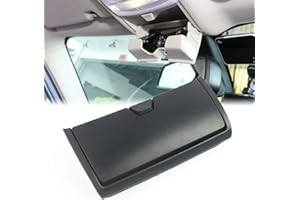 Kwak's Glasses Box for Car Sunglasses Holder Compatible for 14-19 BMW X5 X6 F15 F16 ABS Roof-light Glasses Storage Case Anti-Scratches(black)