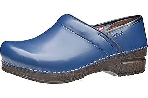 Sanita Izabella | Zoccoli Professionali Chiusi | Zoccoli Artigianali Originali in Pelle Flessibile | Donna | Plantare Anatomico in Schiuma Morbida