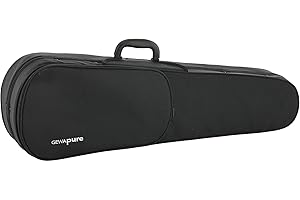 PURE GEWA Étui pour violon noir avec petite poche à partitions 1/2