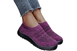 ‎FANNYFUNY Fannyfuny Laufschuhe Damen Sneaker Running Tennis Schuhe Luftkissen Arbeitsturnschuhe Lässige Slip On Walkingschuhe Elegante Schuhe Trekkingschuhe Outdoor Joggen Running Schuhe Tennis Atmungsaktiv