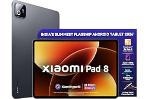 XIAOMI Pad 8 [Smartchoice] Flagship Snapdragon 8s Gen 4 |11.2" 3.2K Display | 12GB, 256GB | Ultra Slim Metal Design | 9200mAh Battery | 68 Bn+ Colours HyperAI | Wi-Fi 7 | Graphite Grey