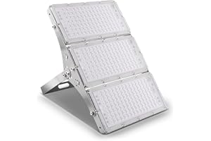 Ankishi 300W Flood Lights Outdoor, 30000LM Super Bright Security Lights, IP65 Waterproof Outside Lights, 6500K Daylight White Mains Powered Floodlight for Garden Warehouse