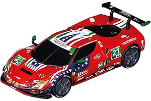 Carrera GO!!! 20064284 Ferrari 296 GT3 AF Corse, No.21 (IMSA, Weathertech GTD (2024) I 1:43 Scale Slot Car I With Original License I Suitable For Ages 6 Years+