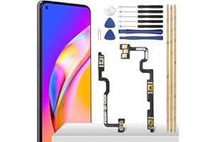 YHX-OU Kit de réparation de Rechange pour Oppo A94 4G CPH2203 - Bouton d'alimentation - Câble d'alimentation Flex numérique - Contrôle du Volume - Boutons latéraux - Flat Flex