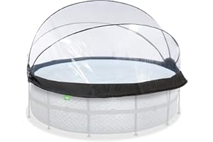 EXIT Toys Pool Abdeckung - ø427cm - Universal - Runde Multifunktionsüberdachung - Geeignet für runde Pools - ø420 - ø435cm